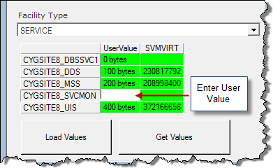 Enter User Value